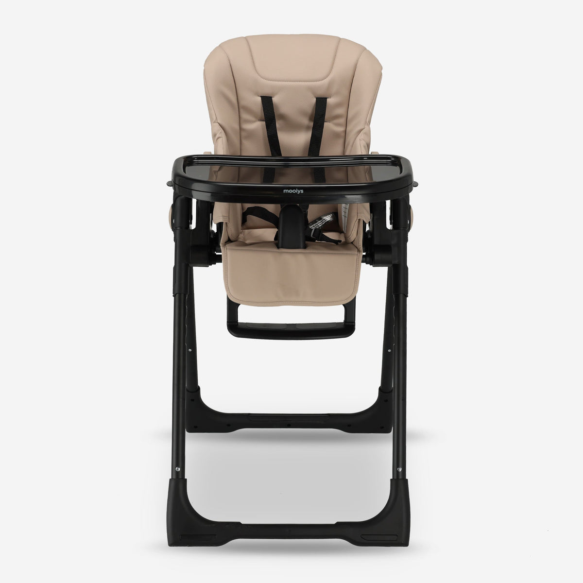 Mooiys Ella 2-in-1 High Chair - For Newborns and Older Babies - Adjustable Seat and Footrest, Reclining Position