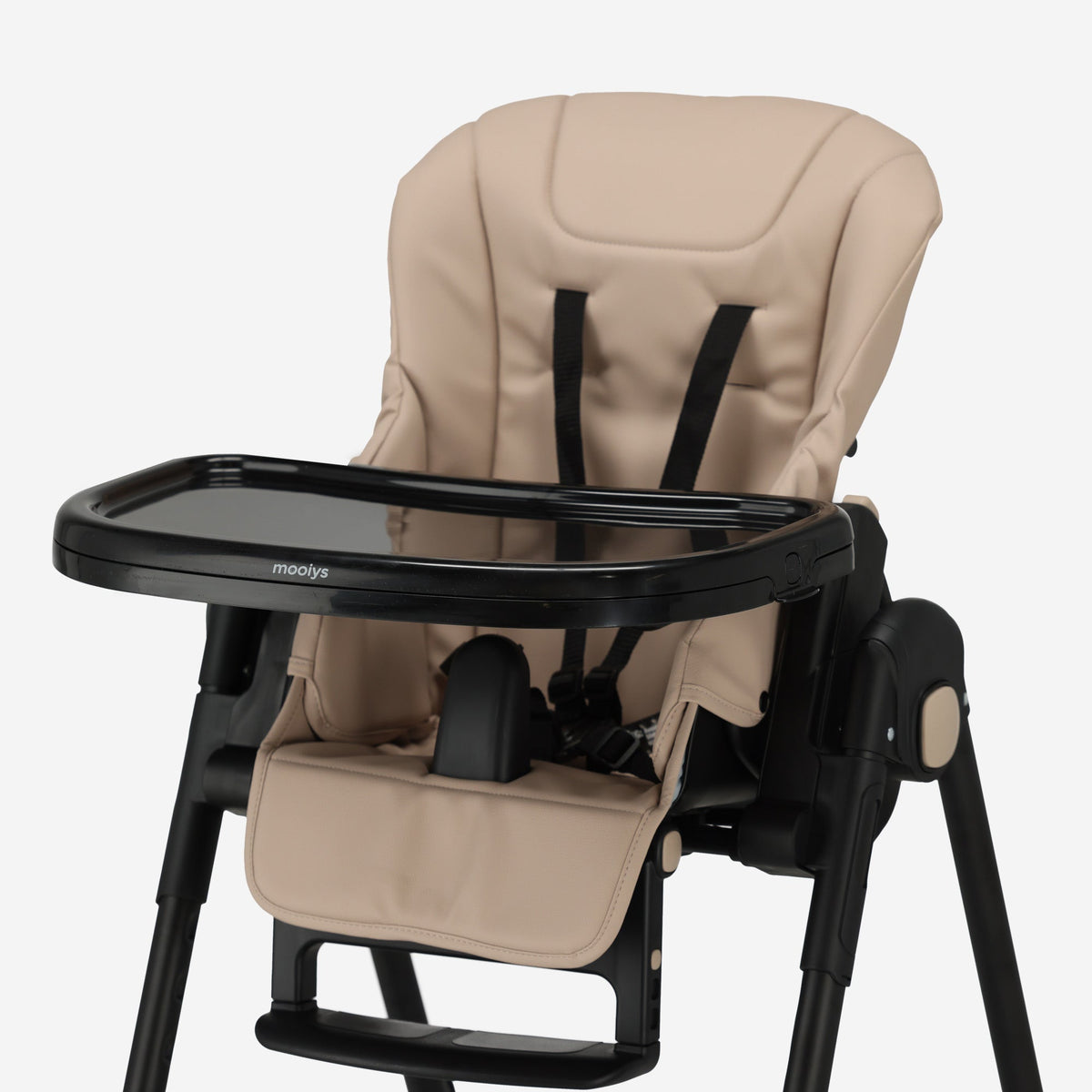 Mooiys Ella 2-in-1 High Chair - For Newborns and Older Babies - Adjustable Seat and Footrest, Reclining Position