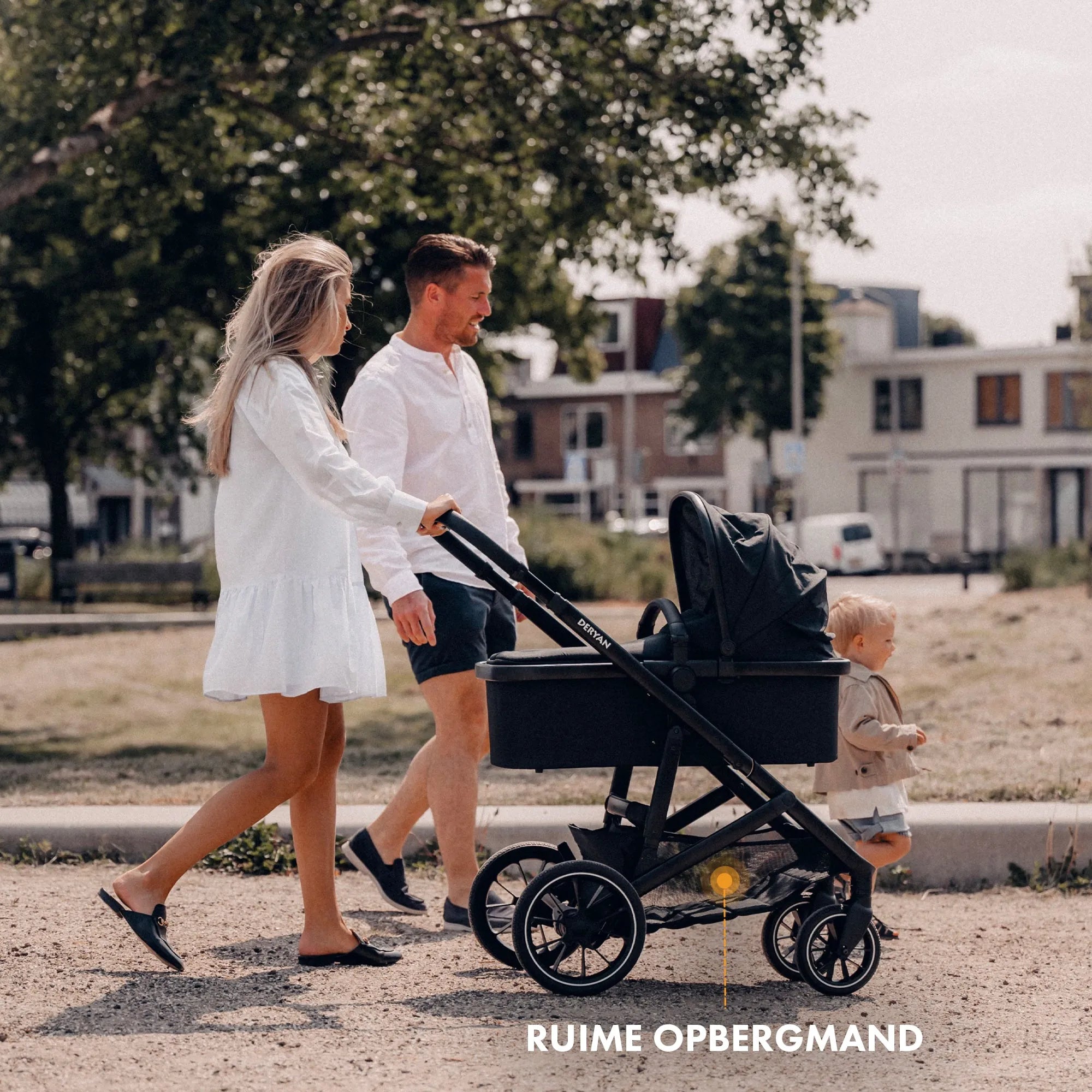 Passeggino Deryan Evy V2 2in1 - Estensibile Con Navicella E Seggiolino, Nero - Foto 3